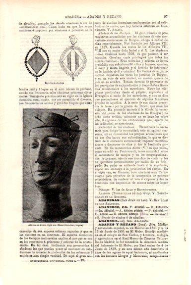 LAMINA V51434: Abadesa busto, Museo de Angers