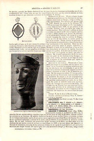 LAMINA V51434: Abadesa busto, Museo de Angers