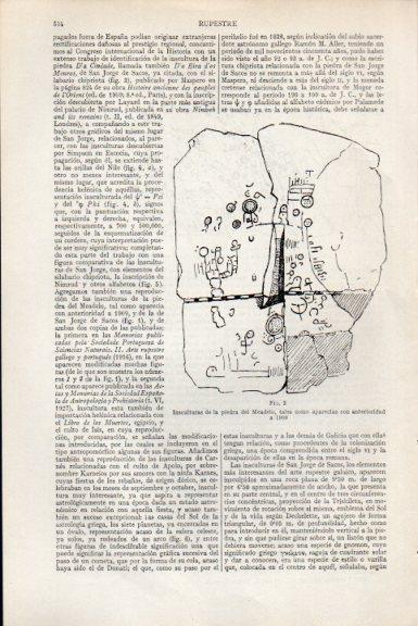 LAMINA V51464: Insculturas de la piedra del Meadelo