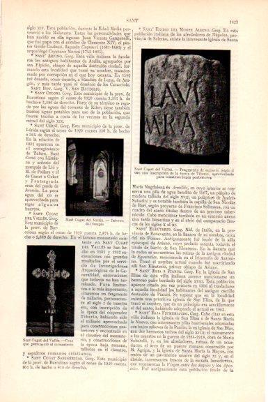 LAMINA V51379: Fragmento de miliario, Sant Cugat del Valles