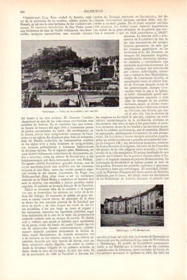 LAMINA V51363: Vista y el Mosarleum en Salzburgo, Austria