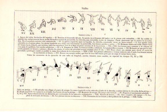LAMINA V51369: Ejercicios de salto