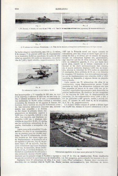 LAMINA V51416: Submarino español en Cartagena