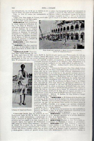 LAMINA V51415: Hotel Continental en Somalilandia