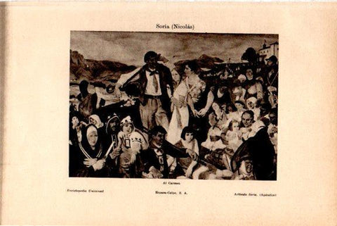 LAMINA V51409: Al Carmen por Nicolas Soria