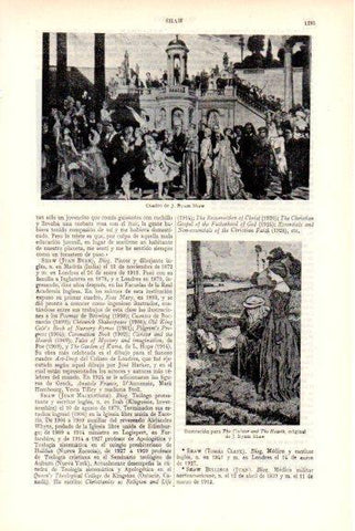LAMINA V51399: Obras por J. Byam Shaw