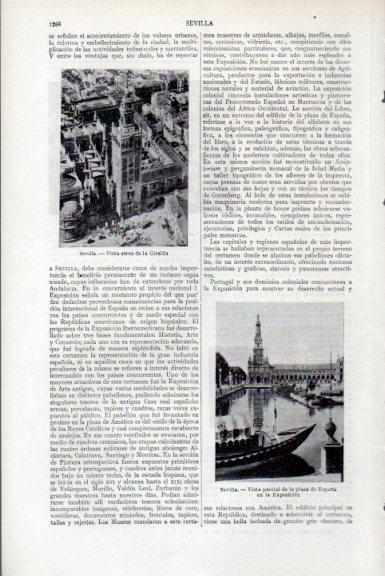 LAMINA V51394: Vista aerea de la Giralda, Sevilla