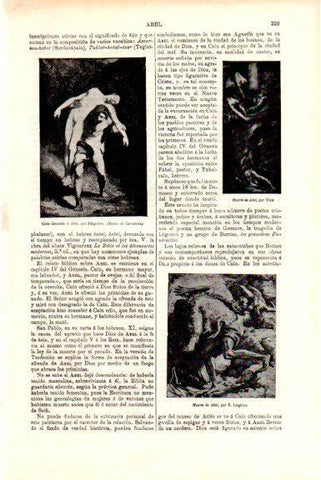 LAMINA V51485: Muerte de Abel por Wats y F. Leighton