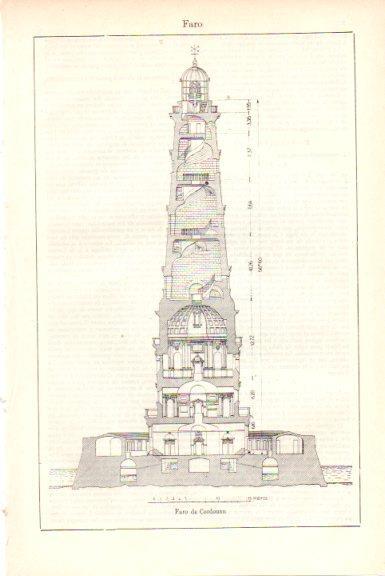 LAMINA V51576: Faro de Cordouan