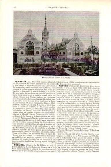 LAMINA V51588: Abadia de Fecamp, Francia