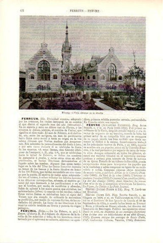 LAMINA V51588: Abadia de Fecamp, Francia