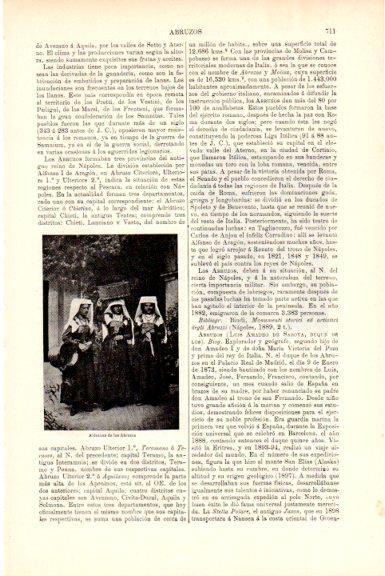 LAMINA V51519: Aldeanas de los Abruzos, Italia