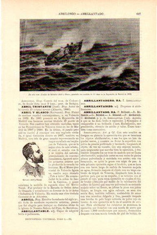 LAMINA V51517: En alta mar por Salvador Abril y Blanco