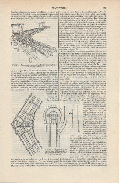 LAMINA ESPASA PV50784: Conduccion de una via de cadenas con cadena inferior