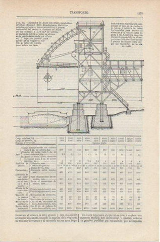 LAMINA ESPASA PV50804: Elevador de Hunt con brazo parabolico