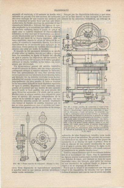 LAMINA ESPASA PV50801: Torno sencillo de extraccion a vapor 