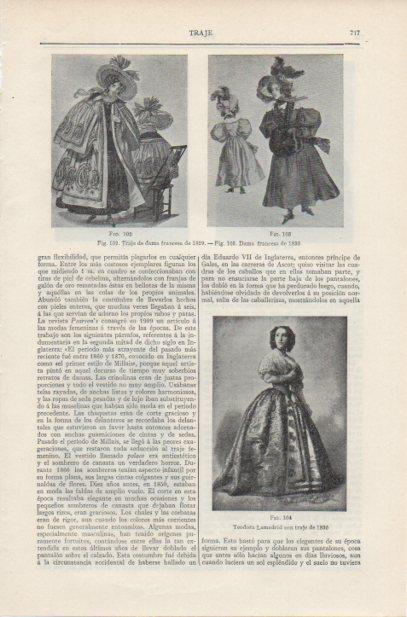 LAMINA ESPASA PV50732: Teodora Lamadrid con traje de 1820