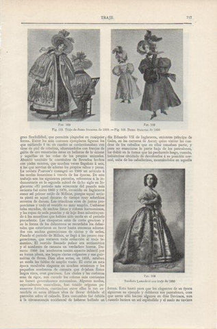 LAMINA ESPASA PV50732: Teodora Lamadrid con traje de 1820