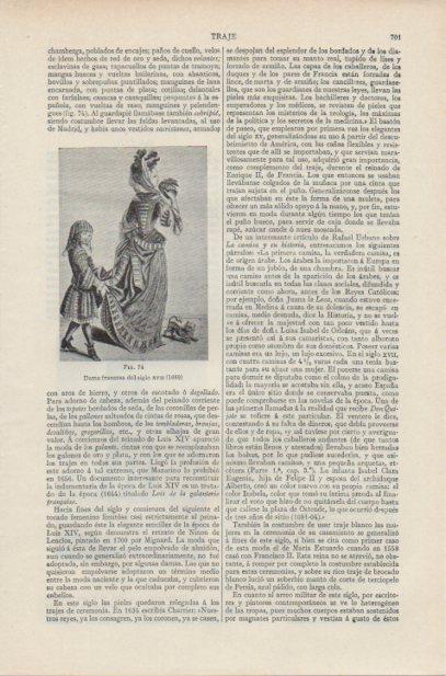 LAMINA ESPASA PV50723: Dama de Francia siglo XVII