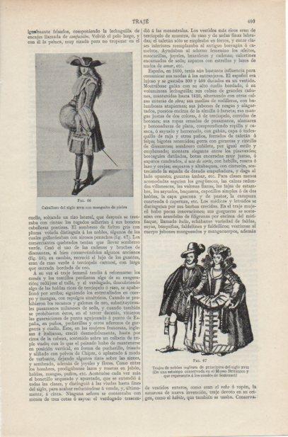 LAMINA ESPASA PV50721: Trajes de nobles de Inglaterra principios siglo XVII