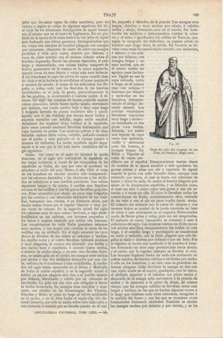 LAMINA ESPASA PV50719: Traje del jefe del Consejo de los Diez en Venecia siglo XVI