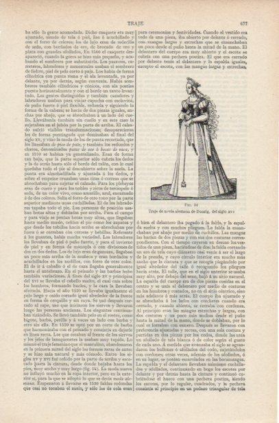 LAMINA ESPASA PV50712: Traje de novia de Alemania de Danzig siglo XVI