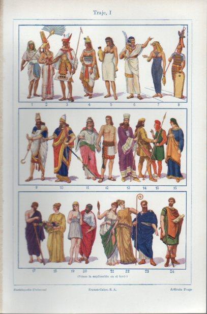 LAMINA ESPASA PV50706: Historia del traje I