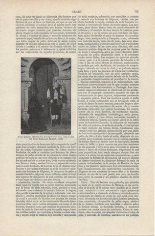LAMINA ESPASA PV50755: Traje de Galicia, Exposicion de 1925