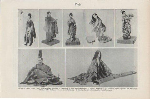 LAMINA ESPASA PV50752: Trajes de Japon I