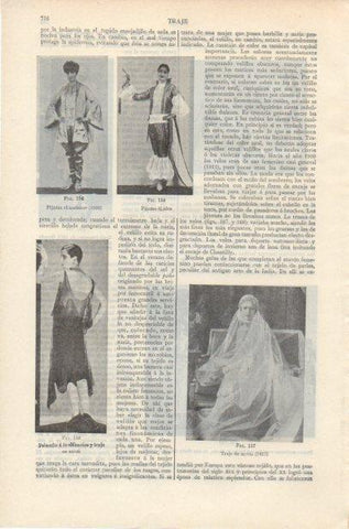 LAMINA ESPASA PV50742: Traje de novia de 1927