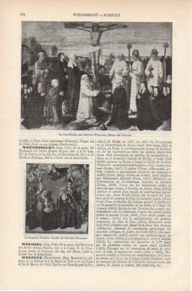 LAMINA ESPASA PV50925: La Crucifixion por A. Woensam