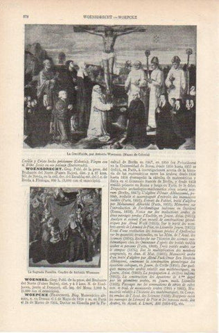 LAMINA ESPASA PV50925: La Crucifixion por A. Woensam