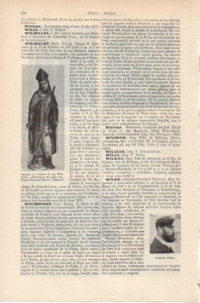 LAMINA ESPASA PV50905: Imagen de San Wilibaldo en Museo de Munich