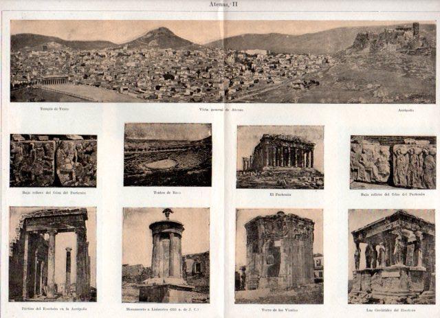 LAMINA ESPASA PV50952: Vistas de Atenas II