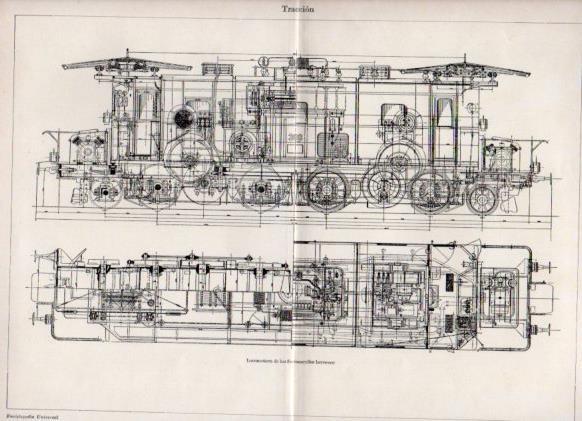 LAMINA ESPASA PV50944: Locomotora de los ferrocarriles berneses