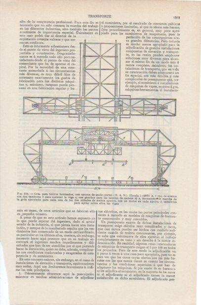 LAMINA ESPASA PV50861: Grua para hierros laminados
