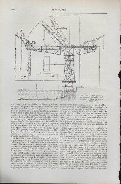LAMINA ESPASA PV50842: Grua giratoria de campana con brazo