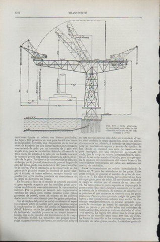 LAMINA ESPASA PV50842: Grua giratoria de campana con brazo