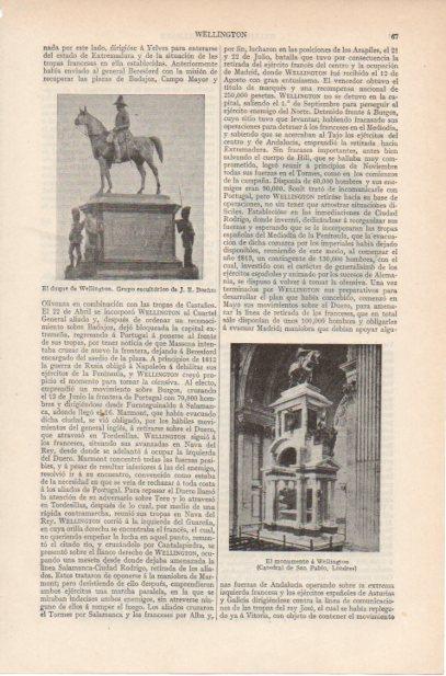 LAMINA ESPASA PV50887: Monumento a Wellington, Catedral de San Pablo en Londres
