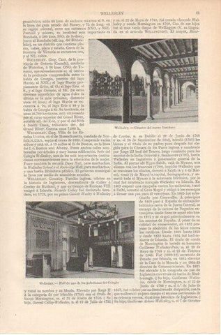 LAMINA ESPASA PV50883: Claustro del Instituto de Wellesley