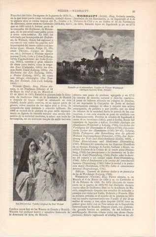 LAMINA ESPASA PV50882: Las dos novias por J. Weiser
