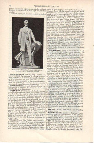LAMINA ESPASA PV50880: Monumento a Lincoln en Frankfort