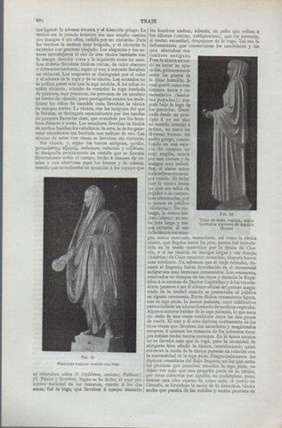 LAMINA ESPASA PV50704: Personaje de Roma vestido con toga