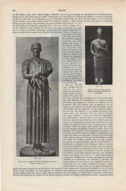 LAMINA ESPASA PV50703: Estatua con traje de auriga de Delfos