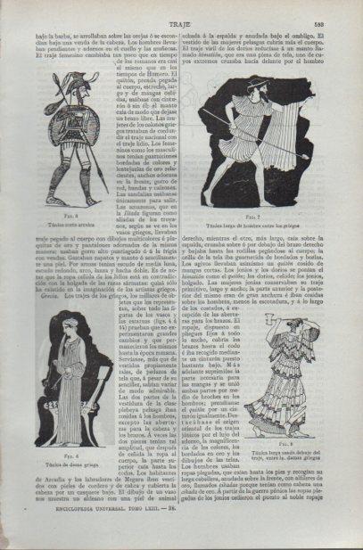 LAMINA ESPASA PV50701: Tunicas de Grecia