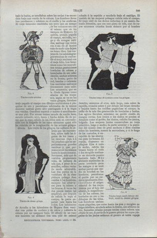 LAMINA ESPASA PV50701: Tunicas de Grecia
