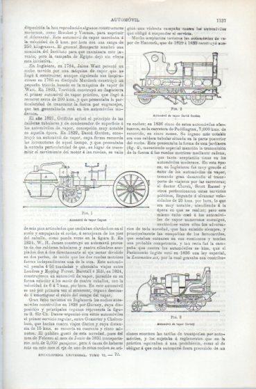 LAMINA ESPASA PV50536: Automovil de vapor Cognot y David Gordon