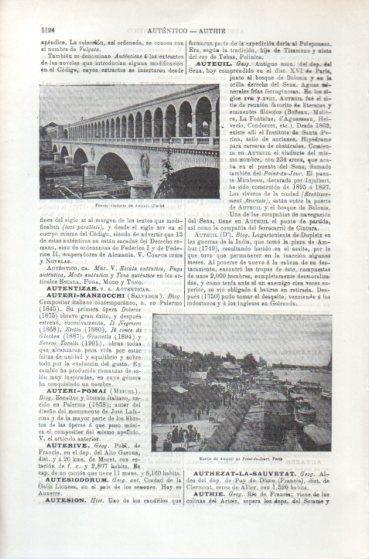 LAMINA ESPASA PV50535: Puente y muelle de Auteuil, Paris