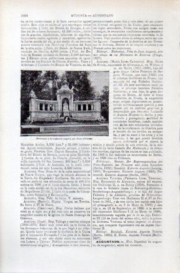 LAMINA ESPASA PV50517: Monumento a la emperatriz Augusta en Coblenza