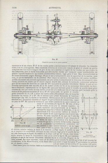 LAMINA ESPASA PV50541: Automovil disposicion de un puente posterior